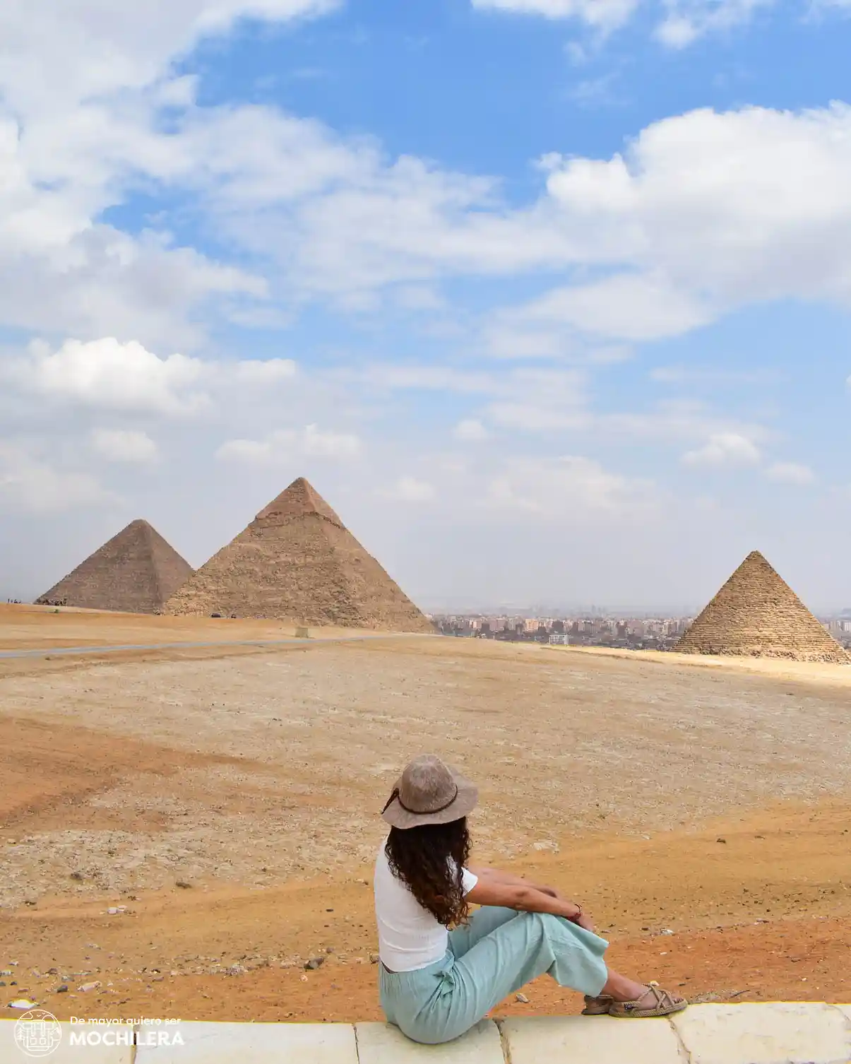 Mirador en las Pirámides de Giza