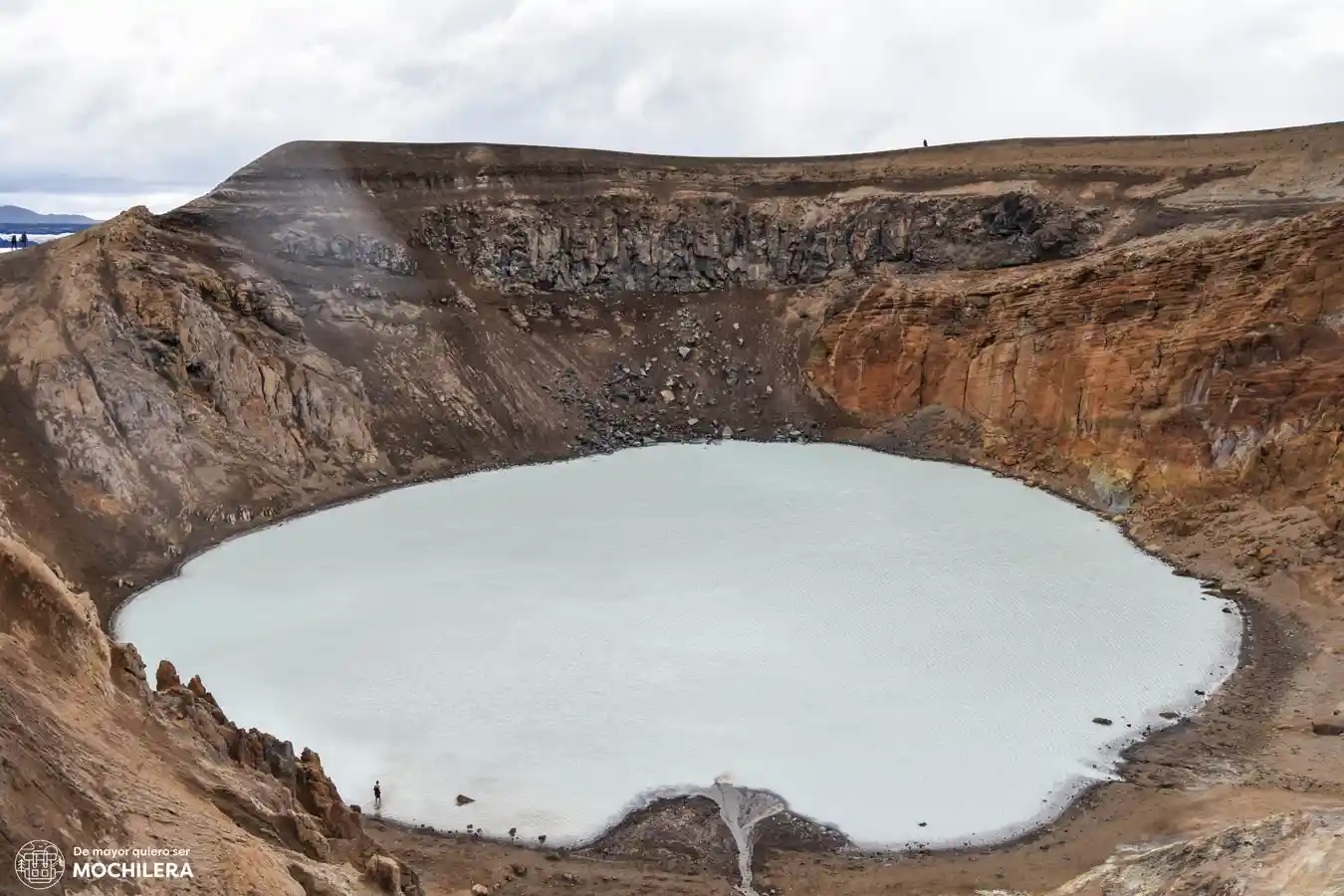 Laguna Viti, volcán Askja