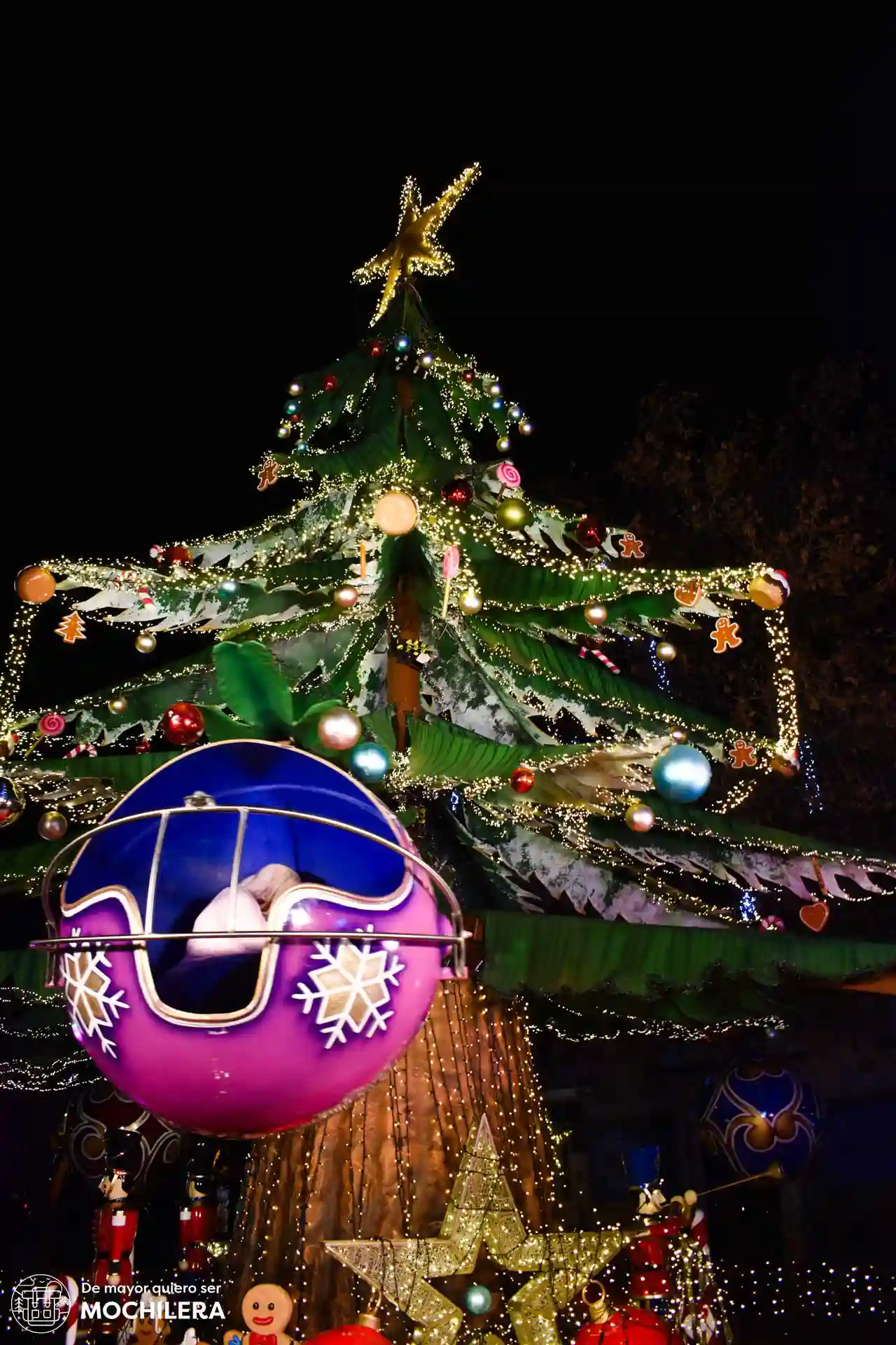 Árbol giratorio, atracción en Perpignan