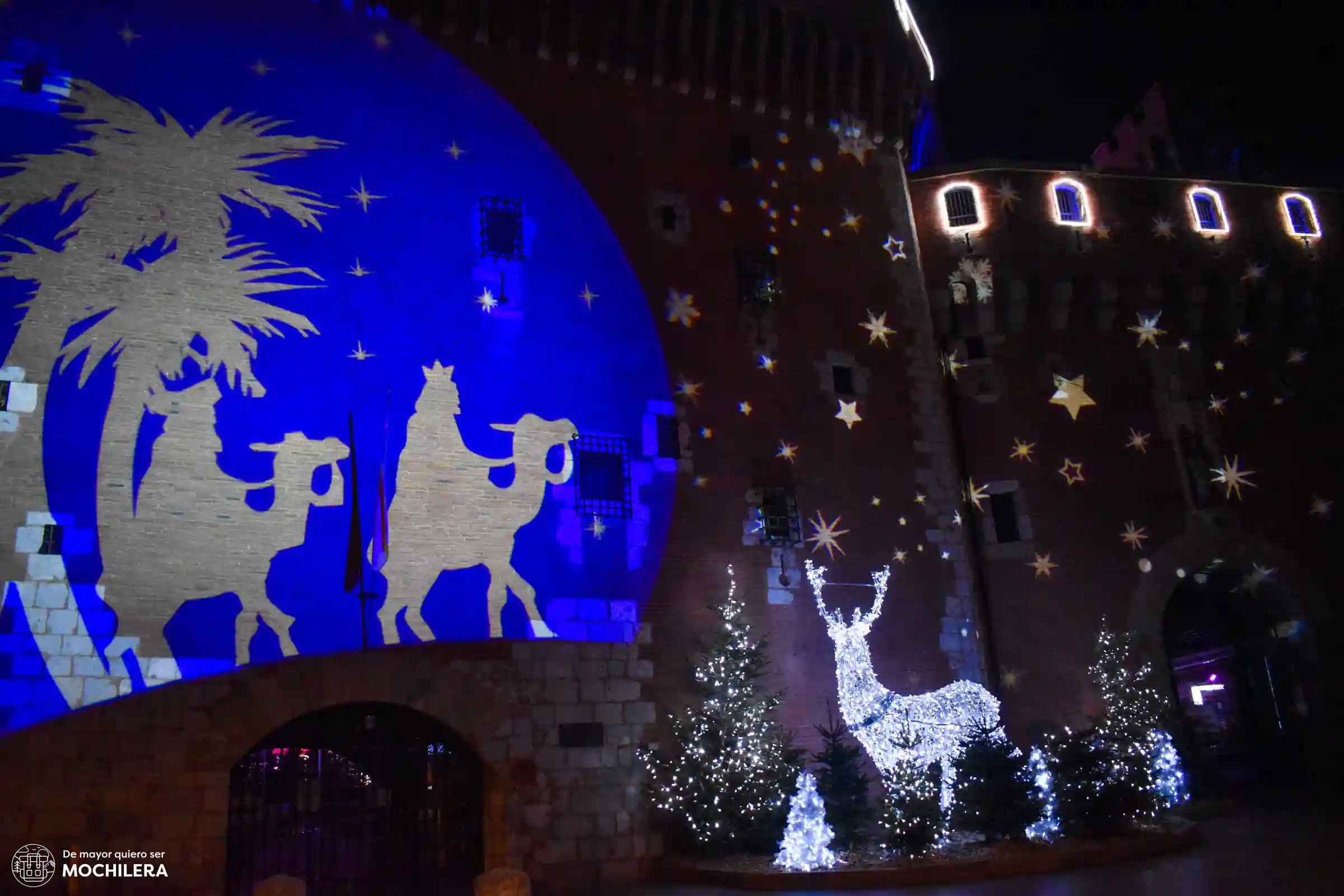Mapping en El Castillet, Perpignan