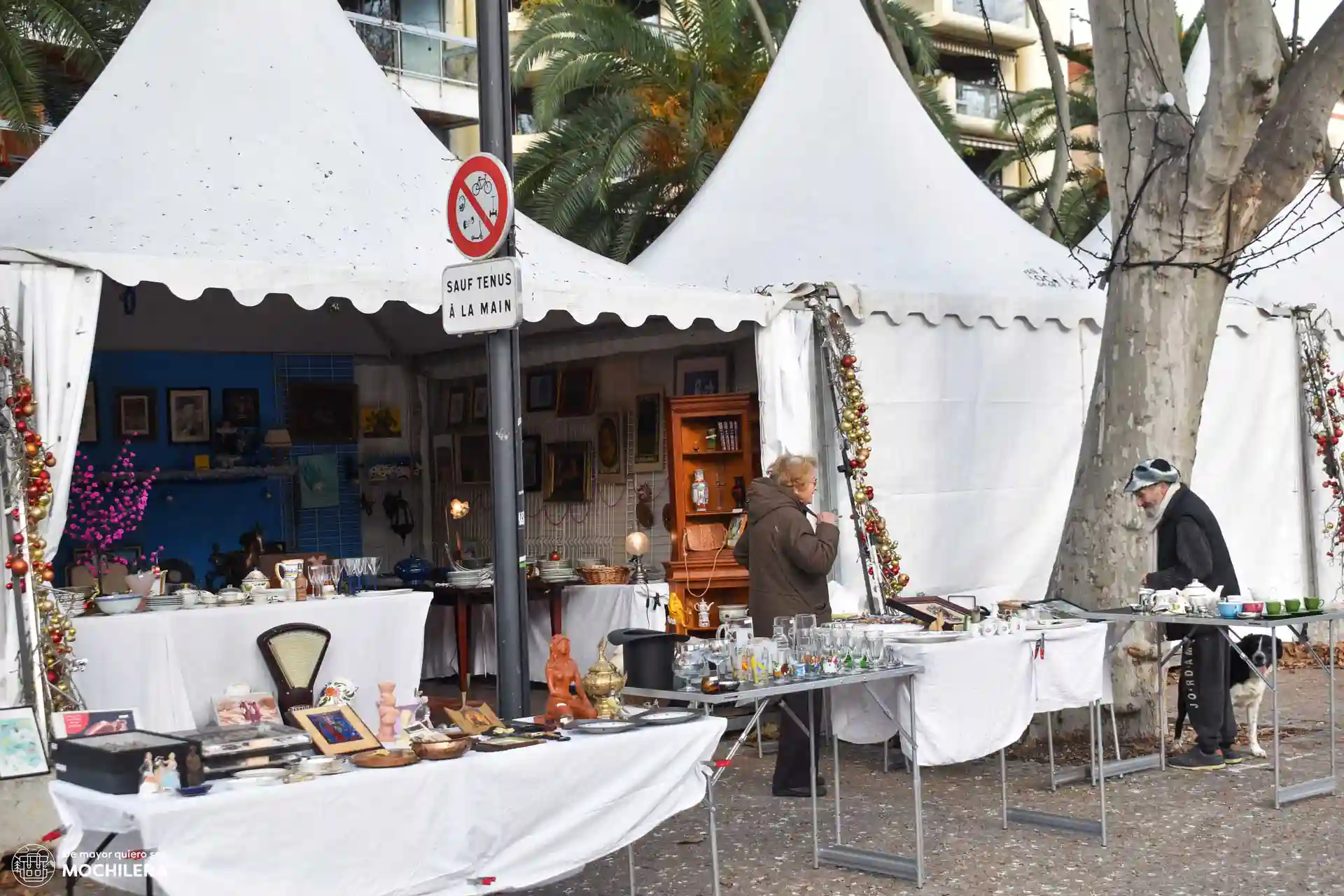 Mercado de antigüedades de Perpignan