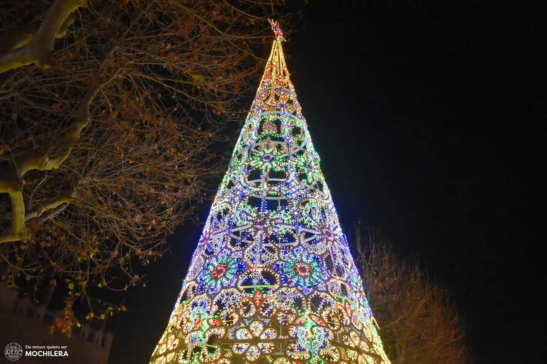 Árbol de Navidad en Béziers