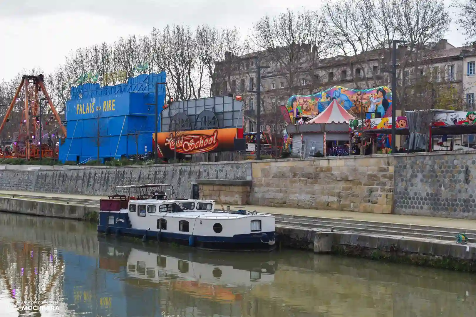 Feria de atracciones en Narbona