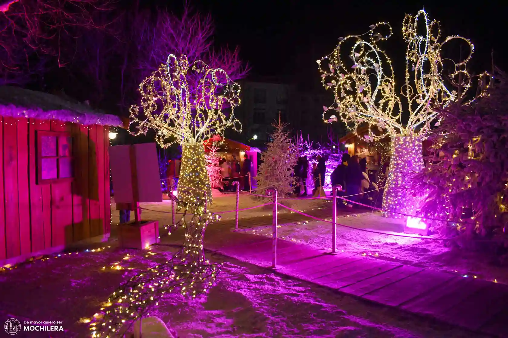 Entrada al poblado de Papá Noel, Béziers