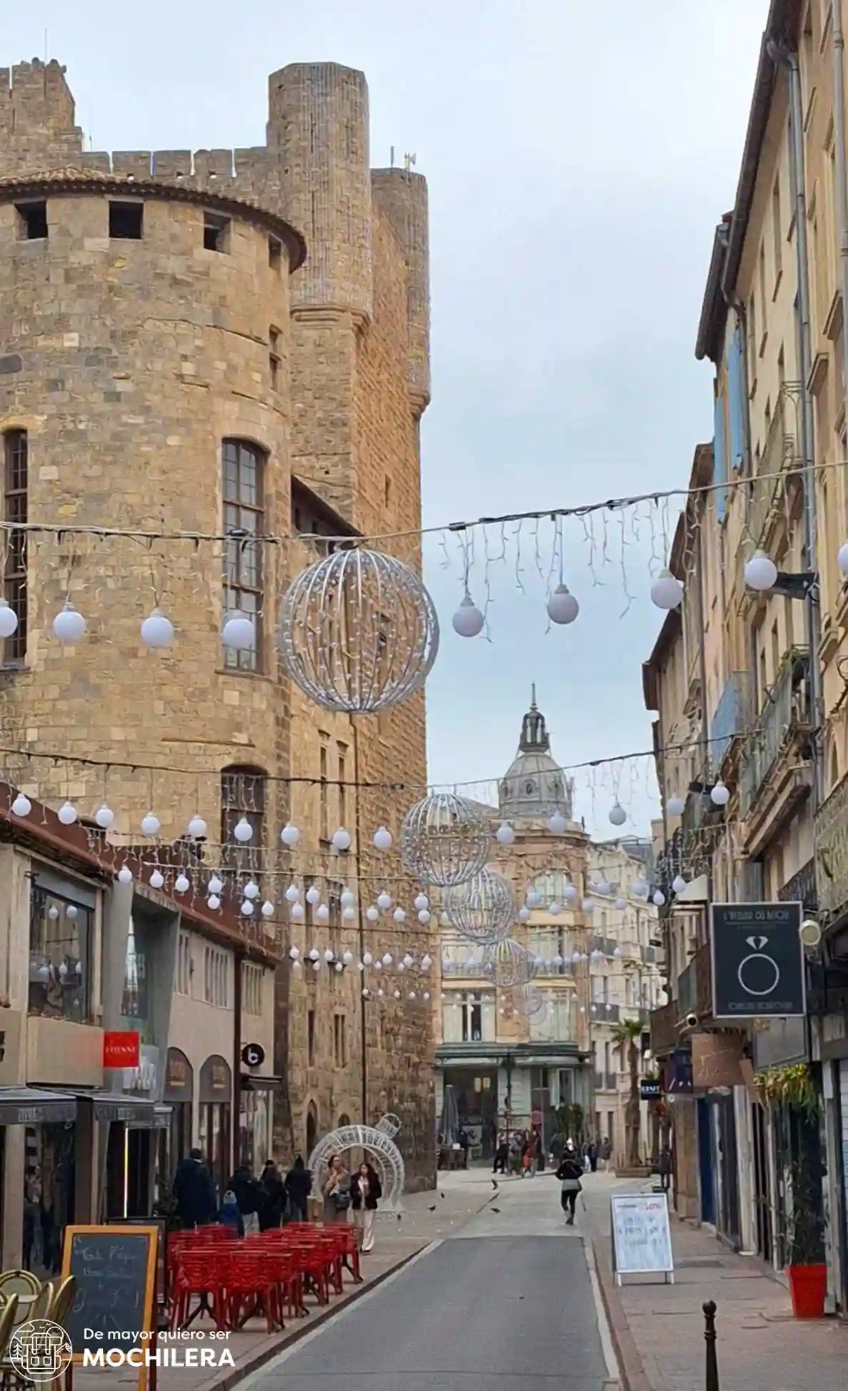 Iluminación de la Rue Jean Jaurès, Narbona