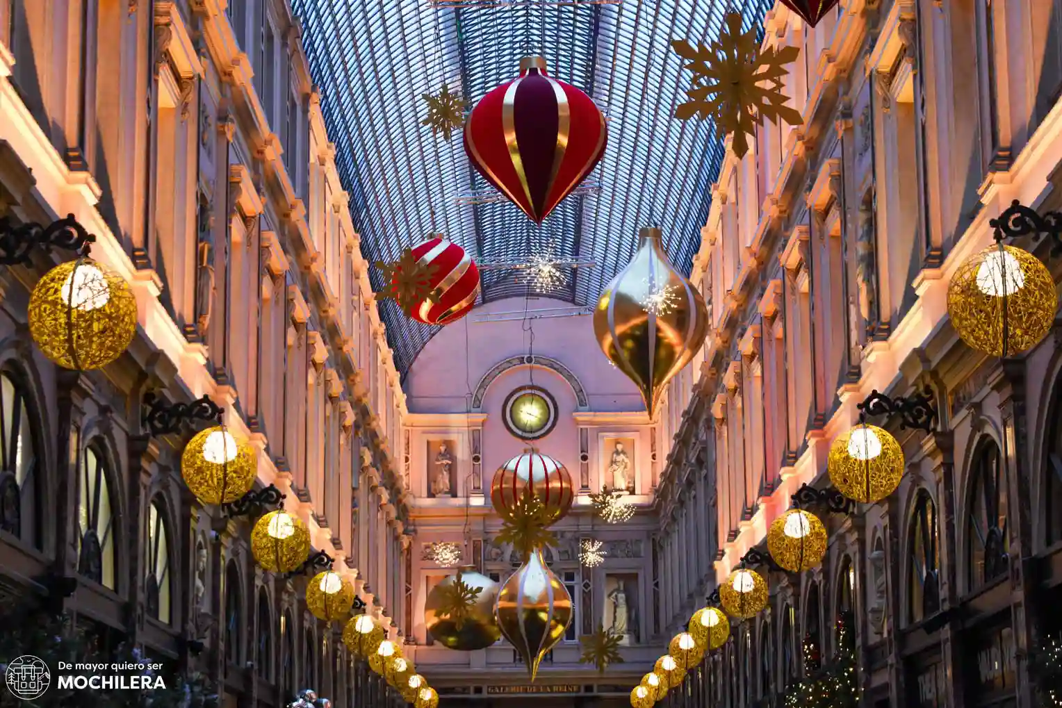 Galerías Saint Hubert en Navidad, Bruselas