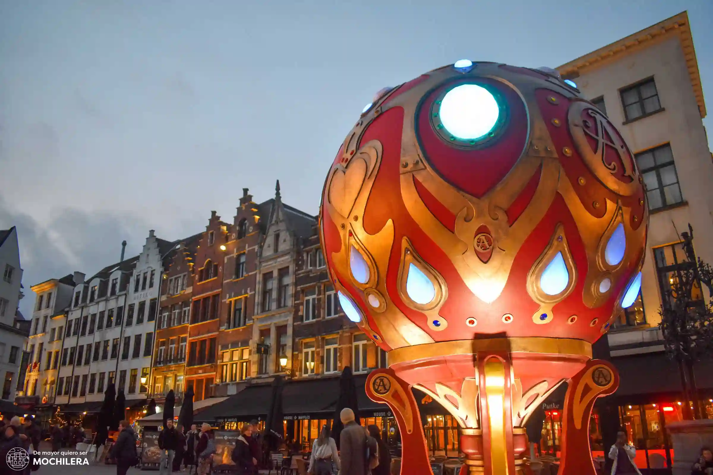 Handschoenmarkt en Navidad, Amberes