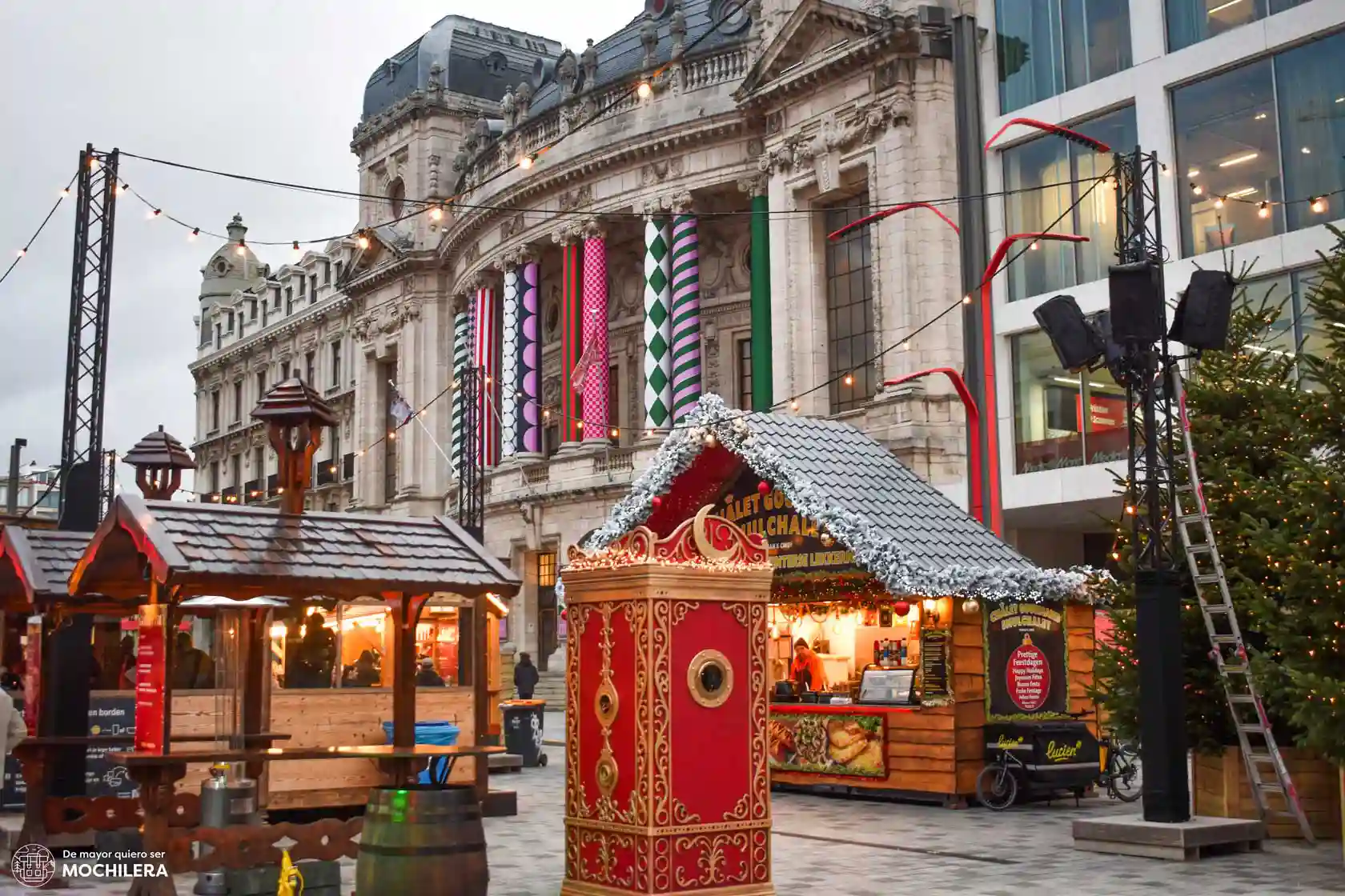 Mercado de Navidad de Operaplein, Amberes