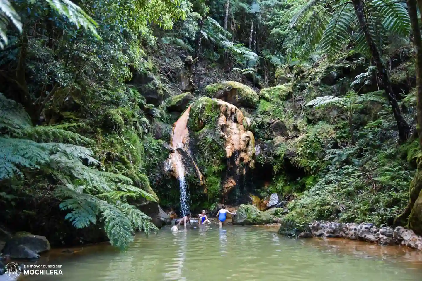 Aguas termales Caldeira Velha, São Miguel