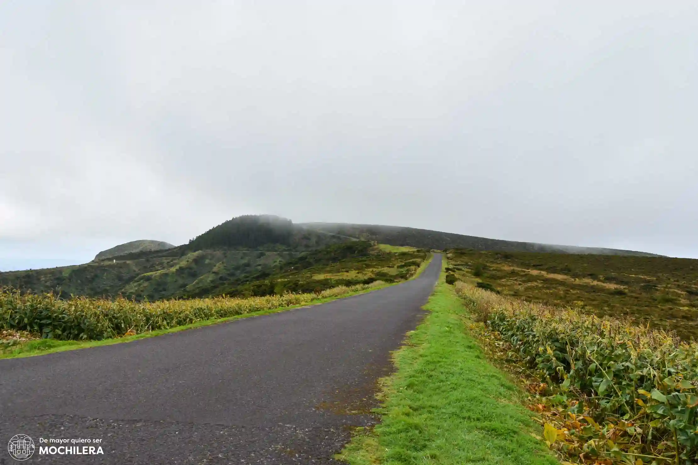 Carreteras de montaña en las Azores