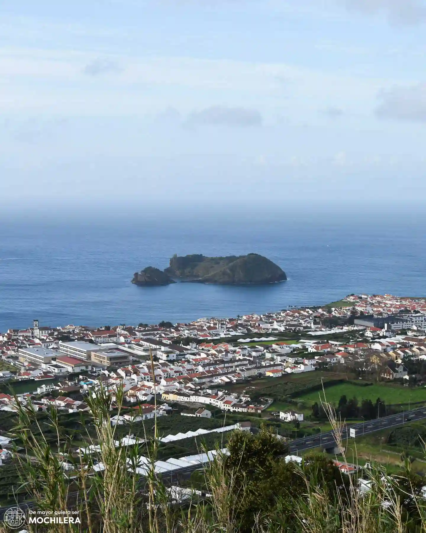 Vistas al islote de Vila Franca do Campo, São Miguel